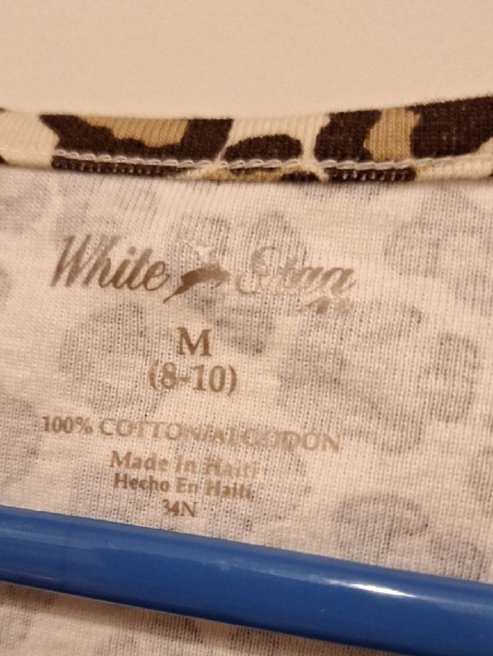 White Stag Leopard Print Tee - Picture 2 of 5